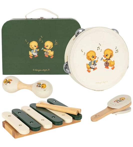 Konges Sløjd Muziekinstrumenten Set - Green - Konges Sløjd - OneSize - Muziekinstrumenten