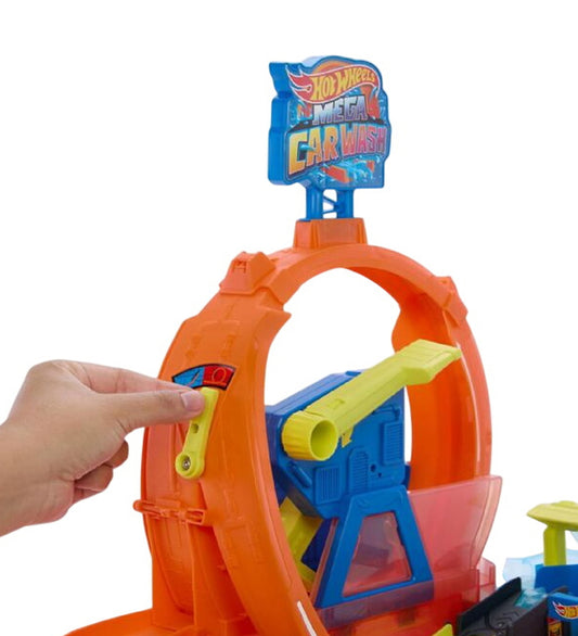 Hot Wheels Racebaan - City MEGA Autowasstraat - Hot Wheels - OneSize - Racebanen