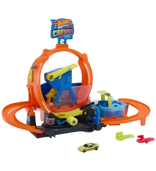 Hot Wheels Racebaan - City MEGA Autowasstraat - Hot Wheels - OneSize - Racebanen