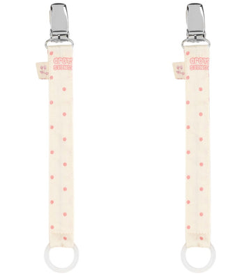 Konges Sløjd Speenketting - 2-pack - Cherry Dot - Konges Sløjd - OneSize - Speenkettingen