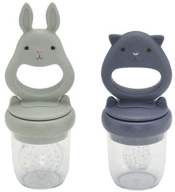 Konges Sløjd Voerautomaten - 2-pack - Silicone - Onyx - Konges Sløjd - OneSize - Food Feeders