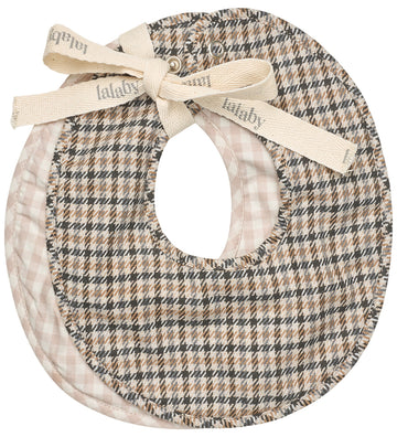 Lalaby Kwijlsjaaltje - 2-pack - Bibi - Tweedy - Lalaby - OneSize - Kwijlsjaaltjes