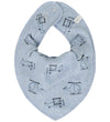 Pippi Kwijlsjaaltje - 3-pack - Blue Mist - Pippi Baby - OneSize - Kwijlsjaaltjes
