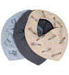 Pippi Kwijlsjaaltje - 3-pack - Blue Mist - Pippi Baby - OneSize - Kwijlsjaaltjes