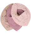 Pippi Kwijlslabbetje - 3-pack - Elderberry - Pippi Baby - OneSize - Kwijlsjaaltjes