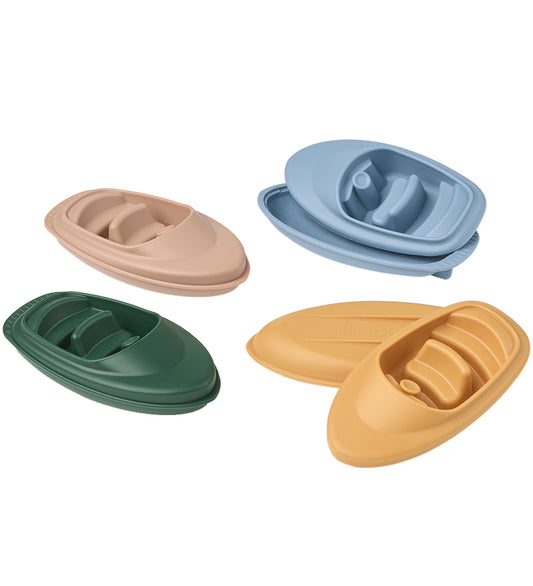 Liewood Badspeelgoed - Corin Boats - 4-pack - Strand Blue Multi  - Liewood - OneSize - Badspeelgoed