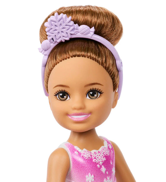 Barbie Pop - 16 cm - Notenkraker Chelsea Sneeuwfee - Latina - Barbie - OneSize - Poppen