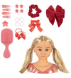 Konges Sløjd Make-up hoofd m. Accessoires - Violet Kapsalon - Konges Sløjd - OneSize - Poppen