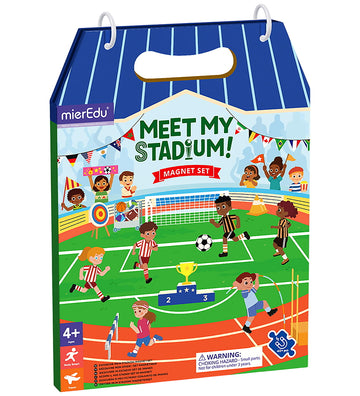 mierEdu Magnetisch Speelset - Mijn Stadion - mierEdu - OneSize - Magnetisch speelgoed