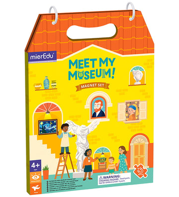 mierEdu Magnetisch Speelset - Mijn Museum - mierEdu - OneSize - Magnetisch speelgoed