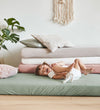 Leander Laken - 60x115 - 2-pack - Sage Green - Leander - OneSize - Hoeslaken