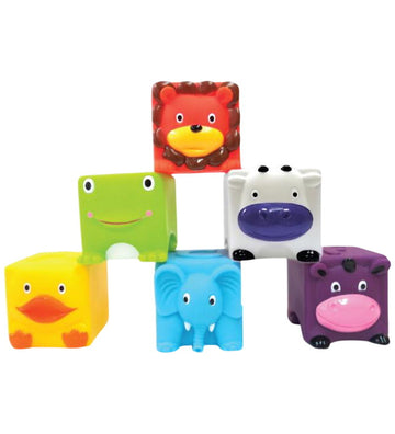 Edushape Zachte blokken - 6stk. - Edushape - OneSize - Activiteitenspeelgoed