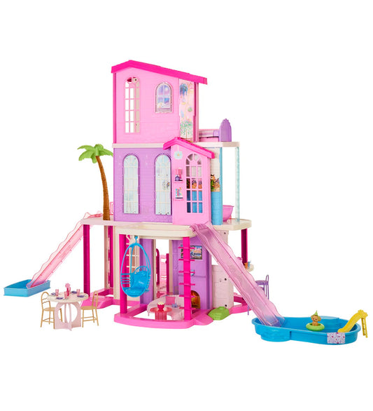 Barbie Poppenhuis - 182 cm - 65 Onderdelen - Dream Land - Dream  - Barbie - OneSize - Poppenhuizen