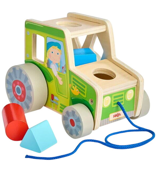 HABA Vormenstoof - Sorteren Box Tractor - HABA - OneSize - Vormenstoven