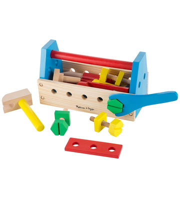 Melissa & Doug Gereedschapskit - Hout - Meenemen - 24 Onderdelen - Melissa & Doug - OneSize - Gereedschap