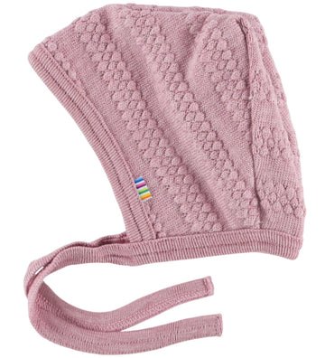 Joha Babymuts - Gebreid - Wol - 2-lag - Paars - Joha - 50 cm - Babymutsen
