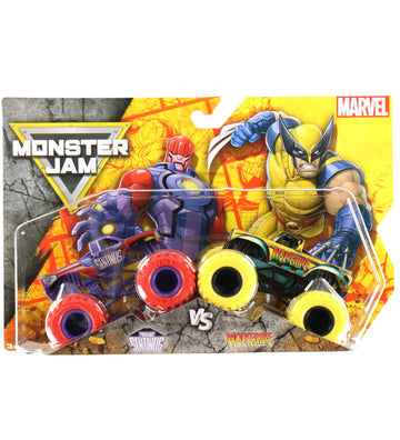 Monster Jam Trucks - 1:64 - Marvel - 2-pack - De Wachters/Wolven - Monster Jam - OneSize - Auto´s