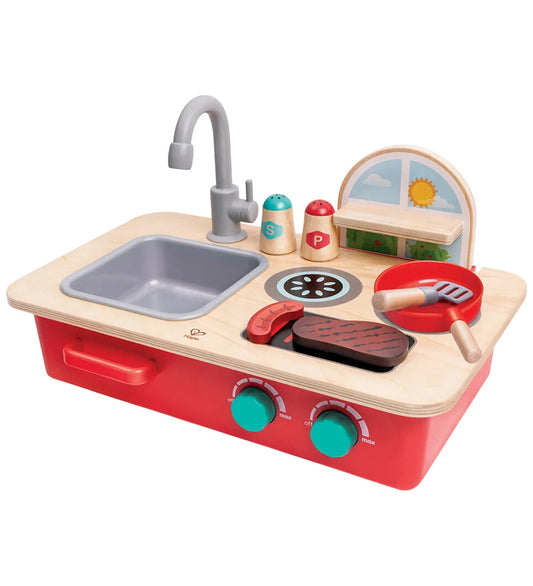 Hape Speelkeuken - Kook- en maak speelset voor op het aanrecht - Hape - OneSize - Speelkeukens