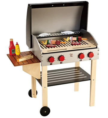 Hape Gourmet Grill m. Voedsel Speelset - Hape - OneSize - Speelkeukens