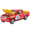 Siku Auto m. Helicopter -Nissan Navara m. Helicopter - 1:50 - 25 - Siku - OneSize - Auto´s