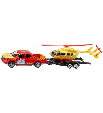 Siku Auto m. Helicopter -Nissan Navara m. Helicopter - 1:50 - 25 - Siku - OneSize - Auto´s