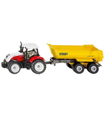 Siku Tractor - Steyr Tractor m. Krampe Kipwagen - 1132 - Siku - OneSize - Tractors