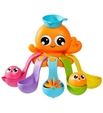 Toomies Badspeelgoed - 7-in-1 badactiviteit Octopus - Toomies - OneSize - Badspeelgoed