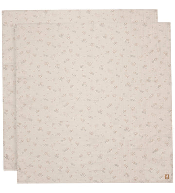 Jollein Wikkeldoek - 2-pack - 115x115cm - Wolly - Jollein - OneSize - Wikkeldoeken