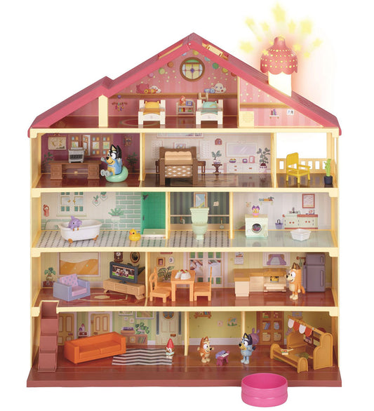Bluey Poppenhuis m. Licht/geluid - Bluey's Light & Verrassing He - Bluey - OneSize - Poppenhuizen