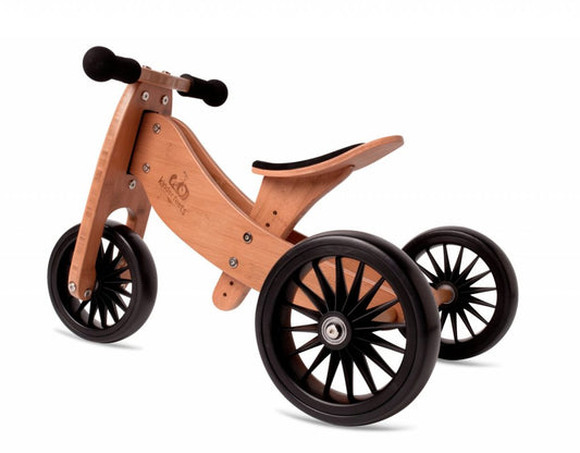 Kinderfeets TinyTot Plus 2-in-1 Loopfiets Bamboo