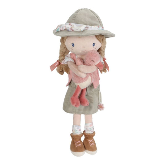 Knuffelpop Little Dutch Safari Friends Rosa