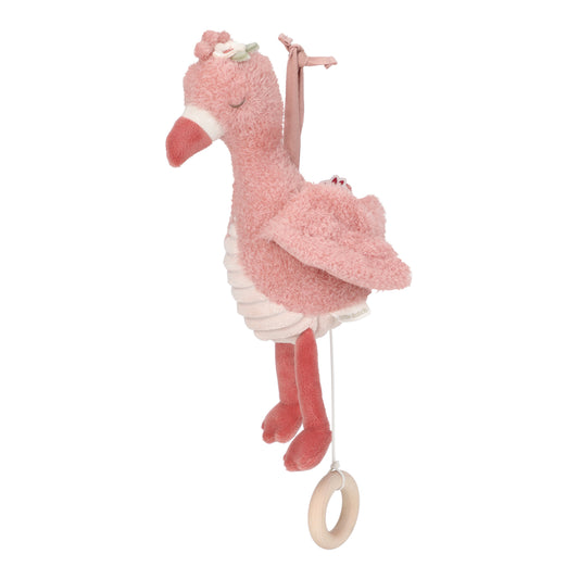 Muziekdoosje Little Dutch  Flamingo Friends Roze
