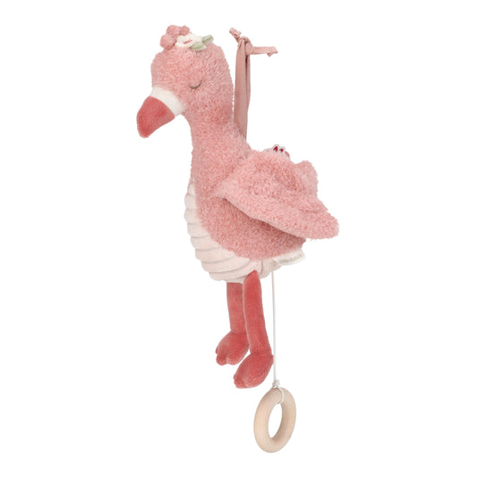 Muziekdoosje Little Dutch  Flamingo Friends Roze