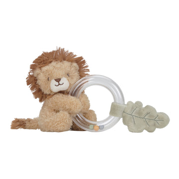 Ringrammelaar Little Dutch Leeuw Safari Friends Geel