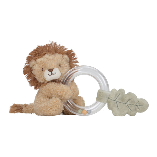 Ringrammelaar Little Dutch Leeuw Safari Friends Geel