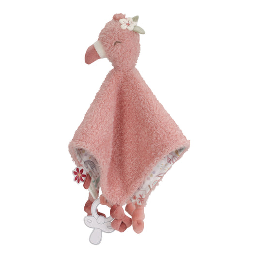 Knuffeldoekje Little Dutch Safari Friends Flamingo