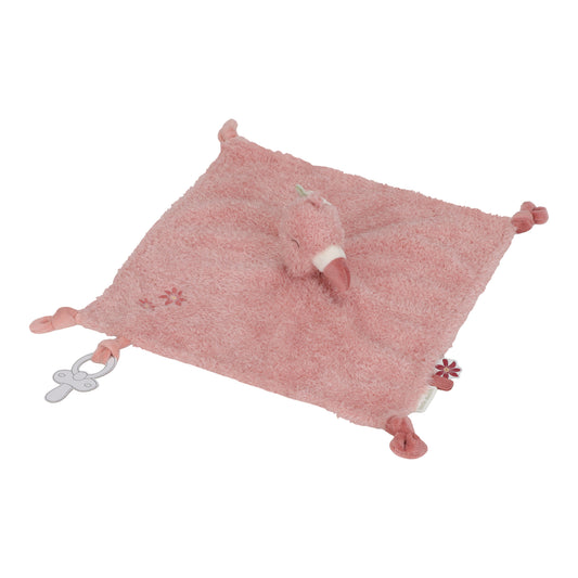 Knuffeldoekje Little Dutch Safari Friends Flamingo