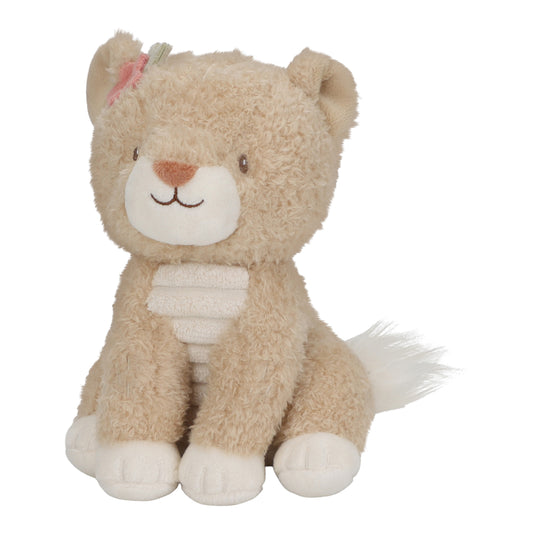 Knuffel Little Dutch Leeuwin Safari Friends Geel 17cm