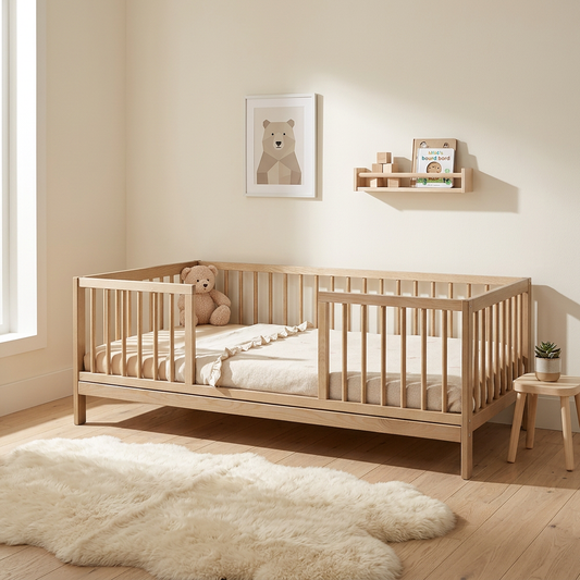 Peuterbed Colorfull Home Liam V2 70x140 Pure Walnut Wash