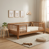 Peuterbed Novi Louise 80x160 Walnut (Ronde Hoek)