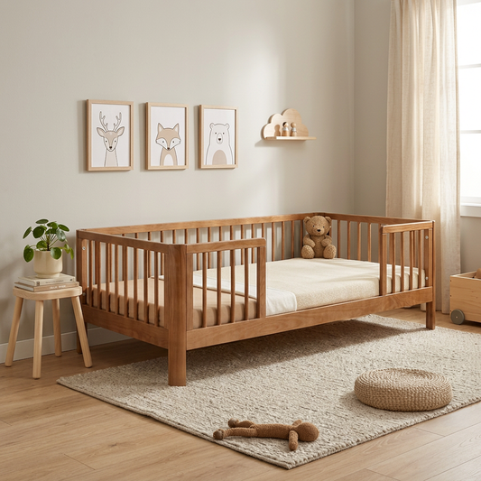 Peuterbed Novi Louise 80x160 Walnut
