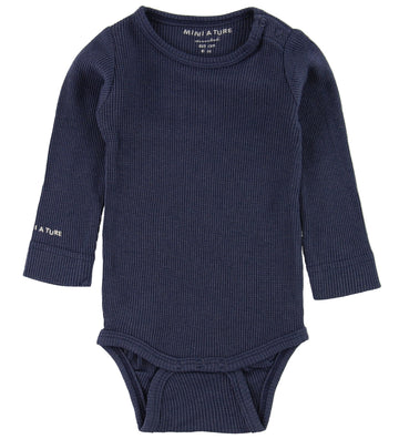 Mini A Ture Romper l/s - Ellis - Navy - Mini A Ture - 50 - Rompers Lange Mouw