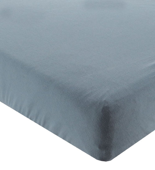 Nørgaard Madsens Hoeslaken - 38x80 cm - Denimblauw - Nørgaard Madsens - 38x80 cm - Hoeslaken