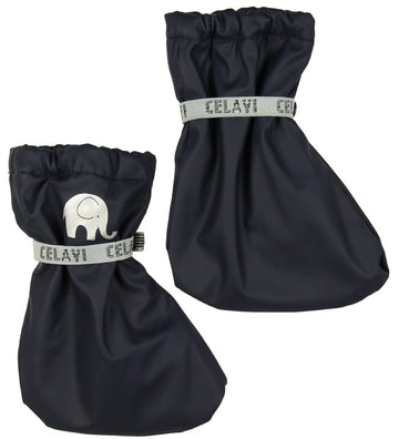 CeLaVi Overschoenen m. Fleece - PU - Navy - CeLaVi - 6-12 mnd - Overschoenen