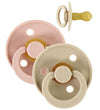 BIBS Colour Fopspenen - Maat 2 - 2-pack - Rond - Vanilla/Blush - BIBS - 6-18 mnd - Fopspenen