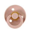 BIBS Colour Fopspenen - Maat 2 - 2-pack - Rond - Dark Oak/Blush - BIBS - 6-18 mnd - Fopspenen