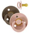 BIBS Colour Fopspenen - Maat 2 - 2-pack - Rond - Dark Oak/Blush - BIBS - 6-18 mnd - Fopspenen
