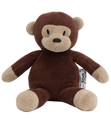 NatureZoo Knuffel - 18 cm - Aapje - Bruin - NatureZoo - OneSize - Knuffels