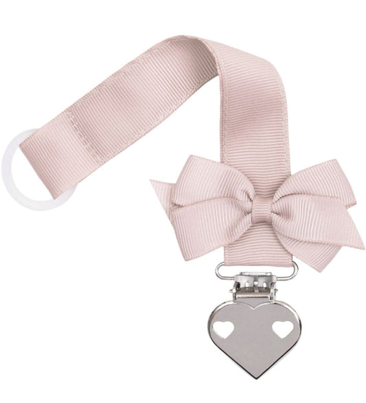 Little Wonders Speenketting - Donker Poeder m. Vlinderdas/Hart - Little Wonders - OneSize - Speenkettingen