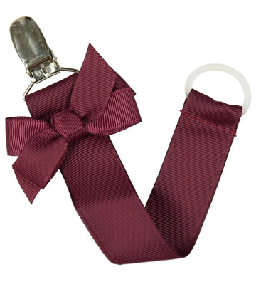 By Stær Speenketting - Bordeaux m. Vlinderdas - By Stær - OneSize - Speenkettingen